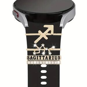 💥SAGITTARIUS.. Shimmering 12 Constellation Watchband Ring Loops